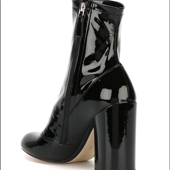 Marc Jacobs Shoes | Marc Jacobs Black Amber Patent Leather Platform Boots | Color: Black | Size: 7 | Pm-17571589's Closet